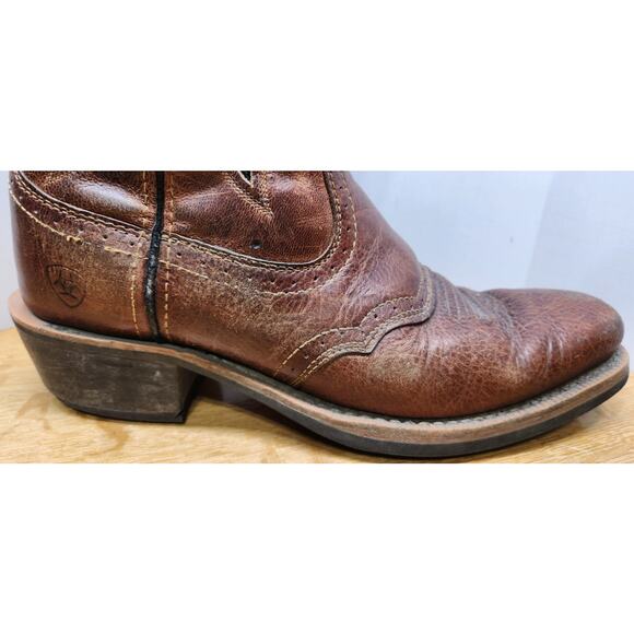 Ariat Men’s Heritage Roughstock Venttek Western Boot Used See Pics main image 6